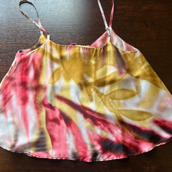 NWT B-YU -  Flowy Crop Tank Top - Size M - Made in Italy - Picture 5 of 13